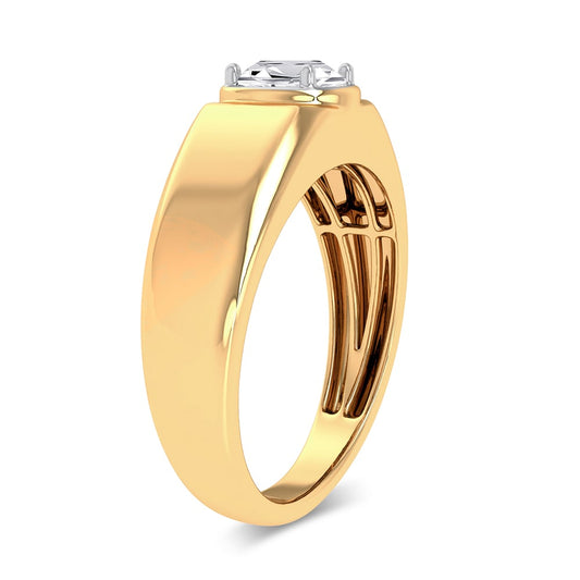 1.00 ct Men's Lab Grown Diamond Ring in 14K Gold