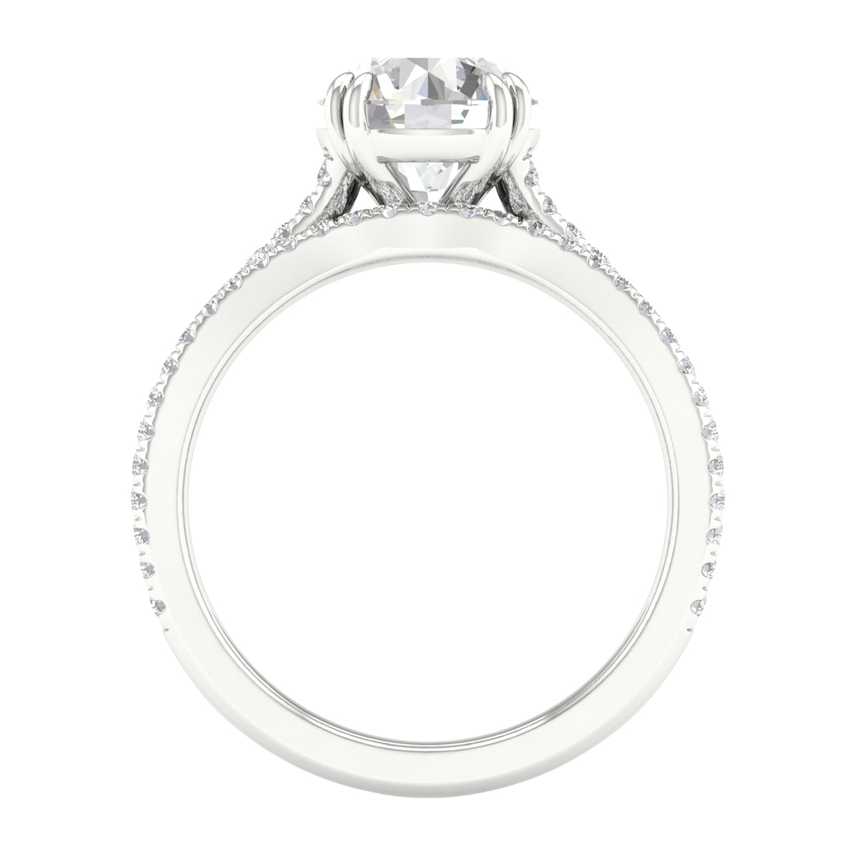 Certified Lab Grown 14K 2.50CT Diamond Bridal Set