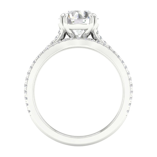 Certified Lab Grown 14K 2.50CT Diamond Bridal Set