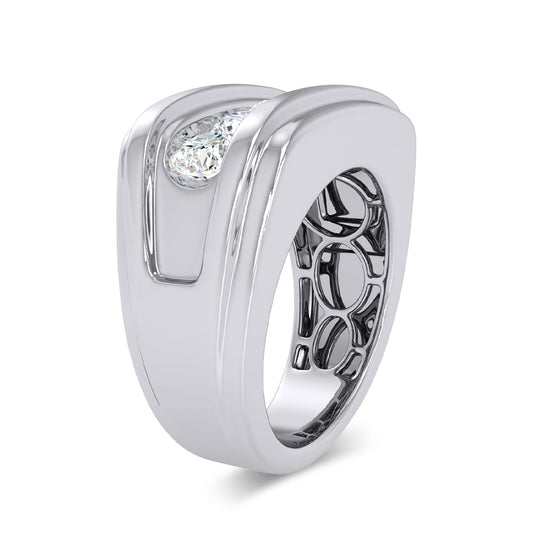 2.00 ct Men's Lab Grown Diamond Ring in 14K Gold