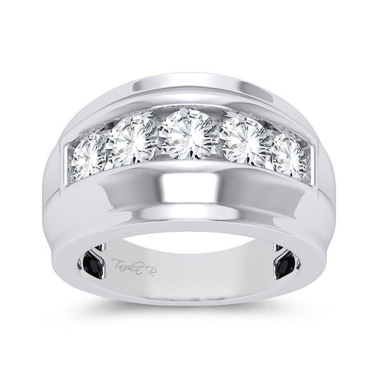 2.00 ct Men's Lab Grown Diamond Ring in 14K Gold