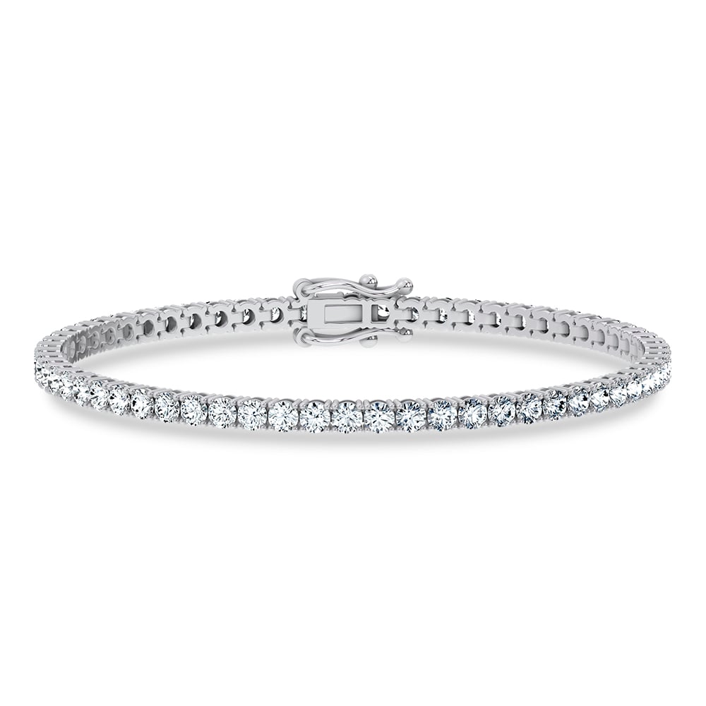 4.98 ct Lab Grown Diamond Tennis Bracelet in 14K Gold
