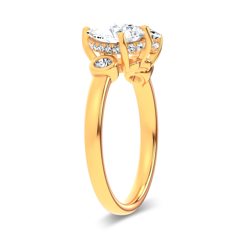 0.25 ct Lab Grown Diamond Ring in 14K Gold