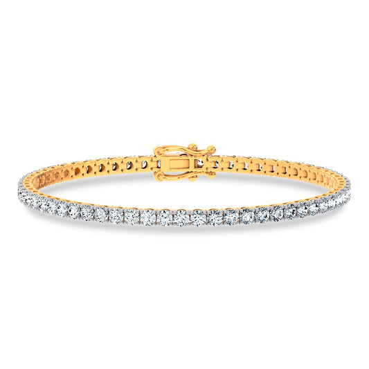 4.98 ct Lab Grown Diamond Tennis Bracelet in 14K Gold