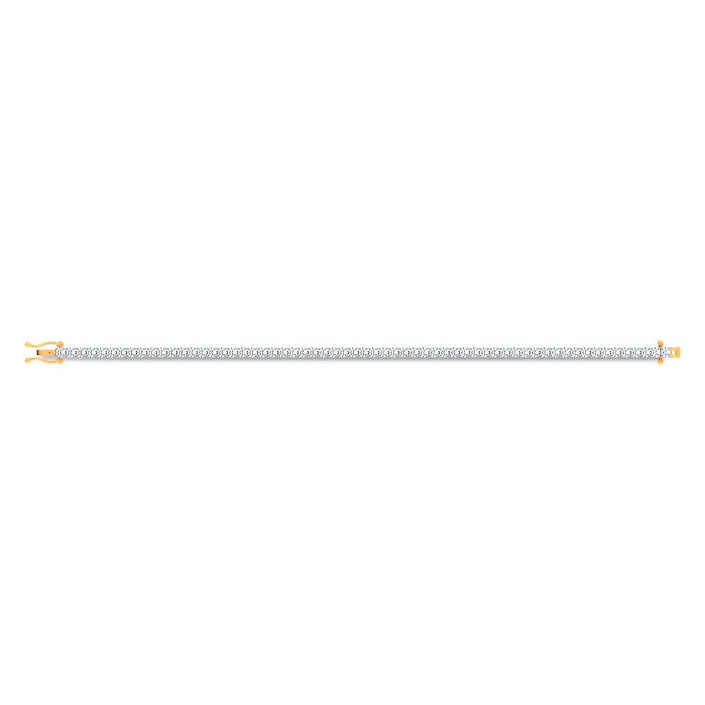 4.98 ct Lab Grown Diamond Tennis Bracelet in 14K Gold