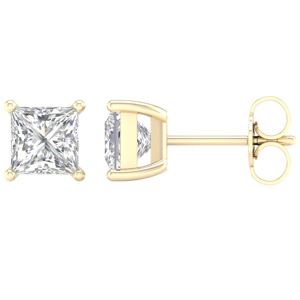 14K 1.00CT Certified Lab Grown Diamond Earrings