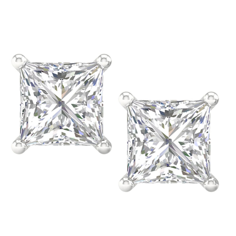 3.00 ct Lab Grown Diamond Stud Earrings in 14K Gold