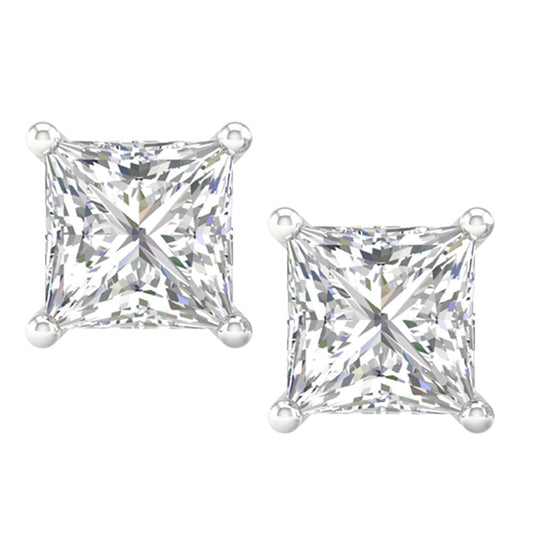 3.00 ct Lab Grown Diamond Stud Earrings in 14K Gold