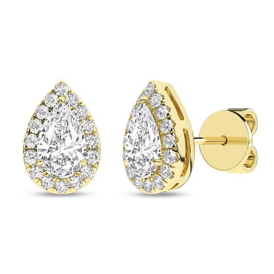 14K 2.25ct Certified Lab Grown Diamond Earrings