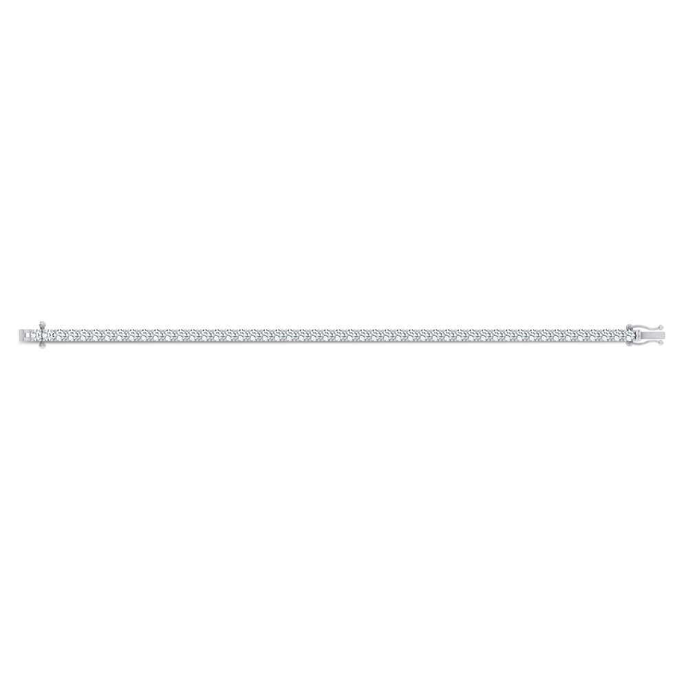 7.00 ct Lab Grown Diamond Bracelet in 14K Gold