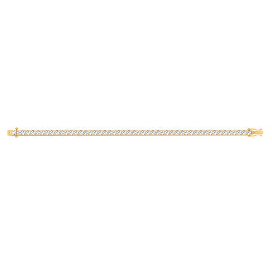 7.00 ct Lab Grown Diamond Bracelet in 14K Gold