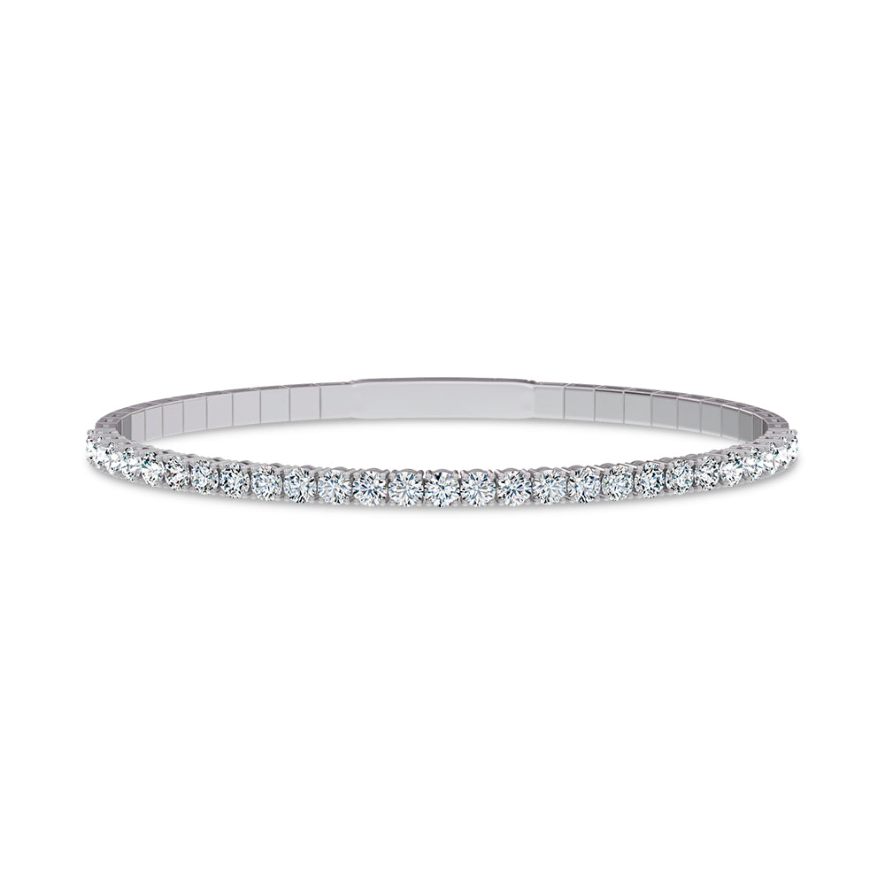 3.00 ct Lab Grown Diamond Bangle in 14K Gold