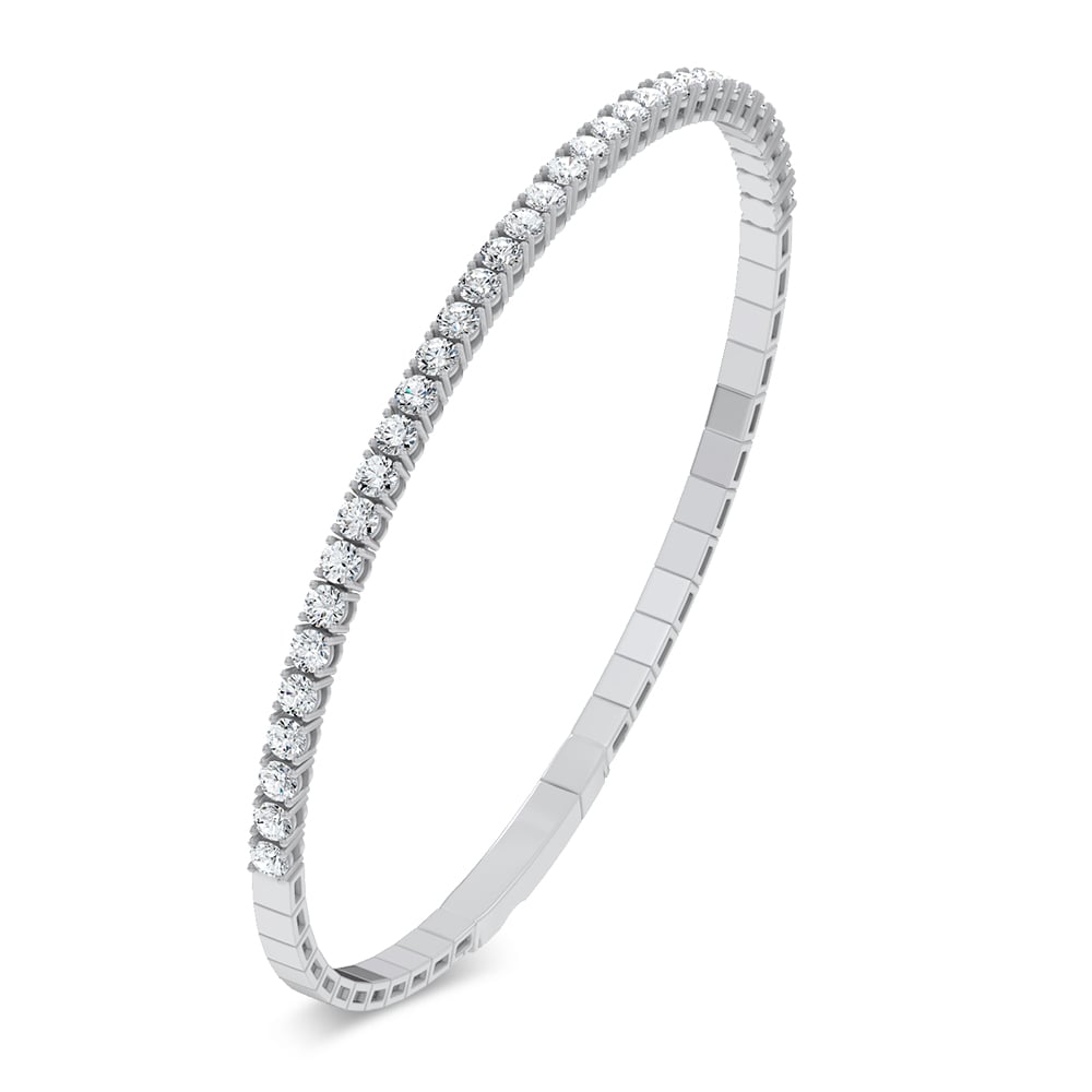 2.00 ct Lab Grown Diamond Bangle in 14K Gold
