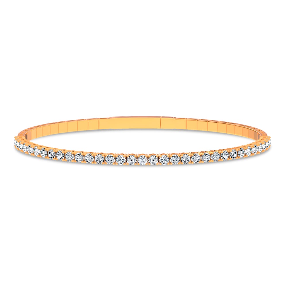 2.00 ct Lab Grown Diamond Bangle in 14K Gold