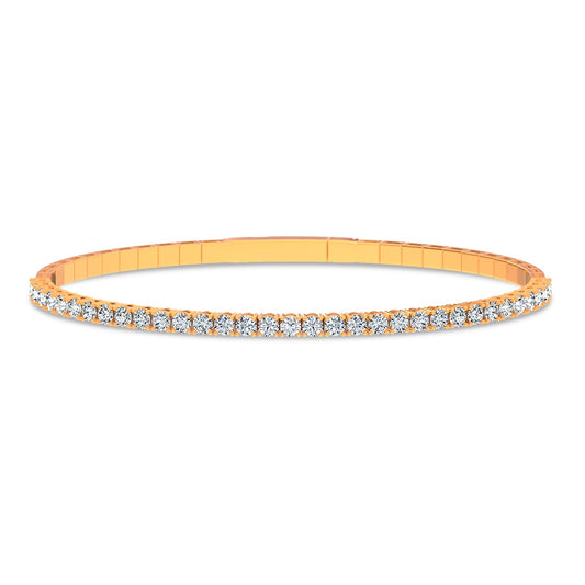 2.00 ct Lab Grown Diamond Bangle in 14K Gold