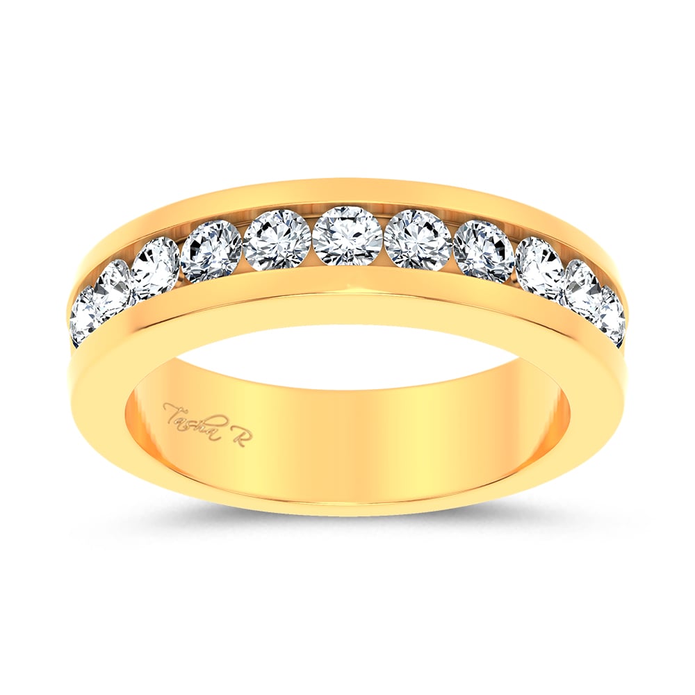 1.00 ct Men's Lab Grown Diamond Ring in 14K Gold