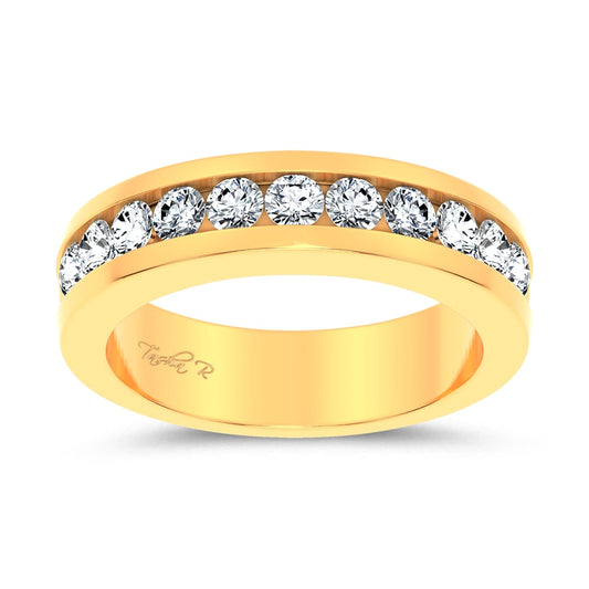 1.00 ct Men's Lab Grown Diamond Ring in 14K Gold