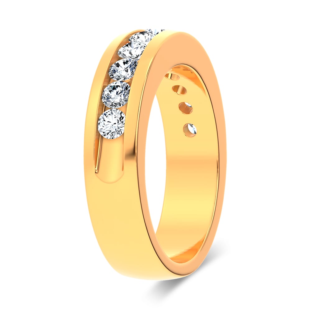1.00 ct Men's Lab Grown Diamond Ring in 14K Gold