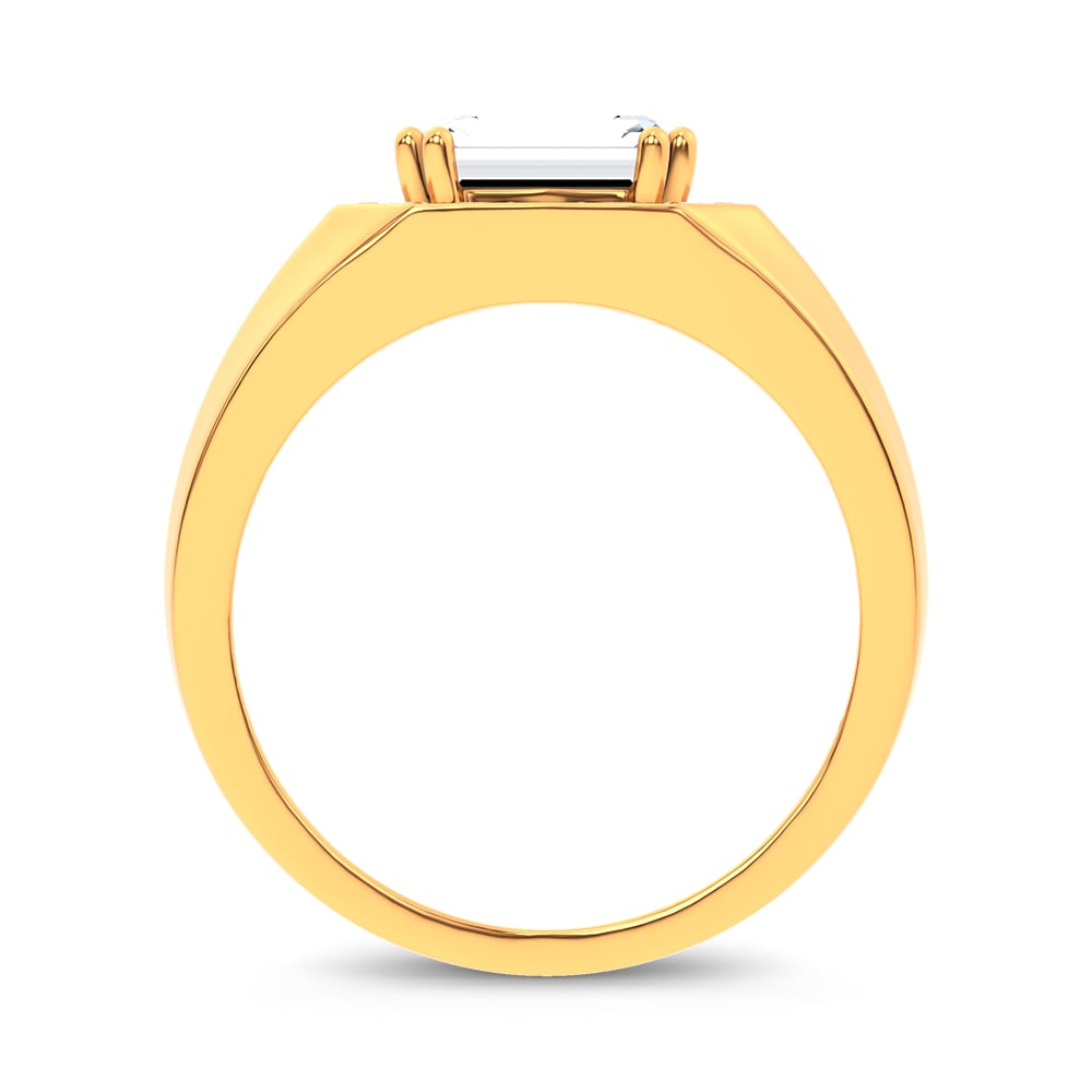 1.98 ct Men's Lab Grown Diamond Ring in 14K Gold