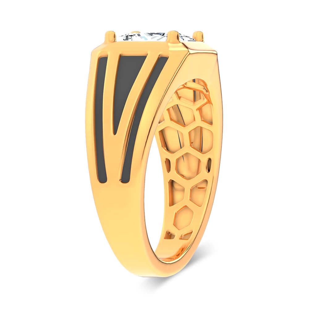2.00 ct Men's Lab Grown Diamond Ring in 14K Gold