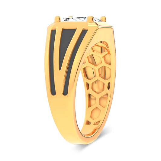 2.00 ct Men's Lab Grown Diamond Ring in 14K Gold