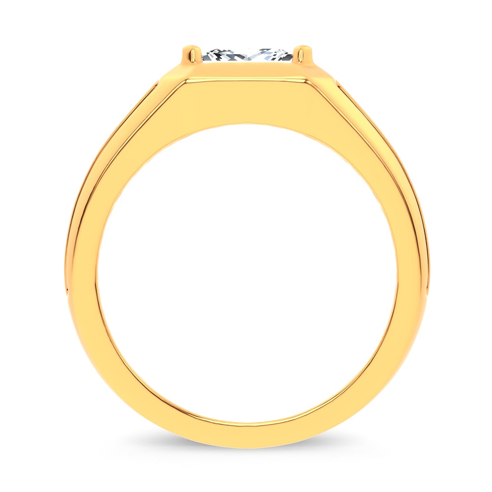 2.00 ct Men's Lab Grown Diamond Ring in 14K Gold