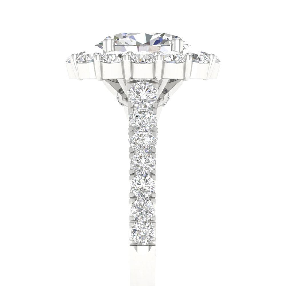 14K 2.00CT Lab Grown Diamond Engagement Ring