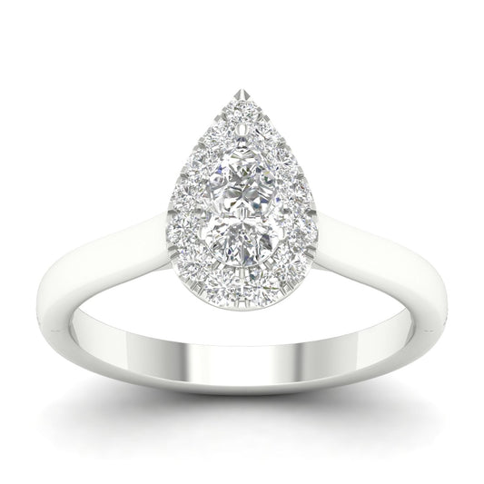 14K 0.75CT Lab Grown Diamond Engagement Ring