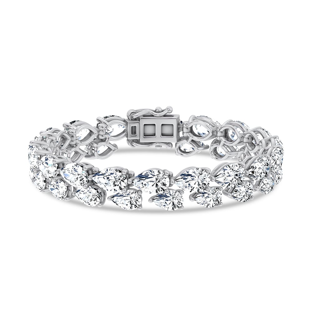 Lab Grown Diamond Bracelet in 14K Gold