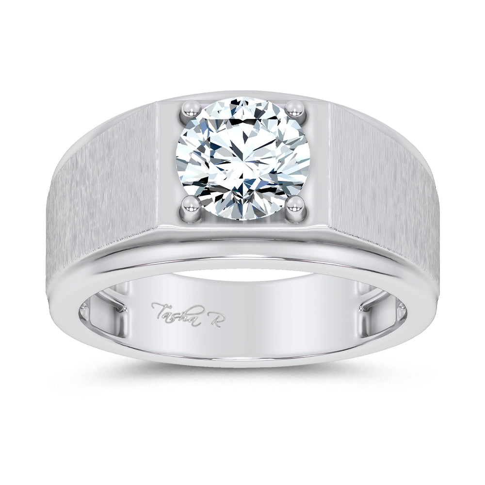 1.00 ct Men's Lab Grown Diamond Ring in 14K Gold