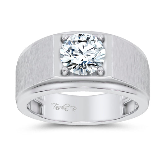 1.00 ct Men's Lab Grown Diamond Ring in 14K Gold