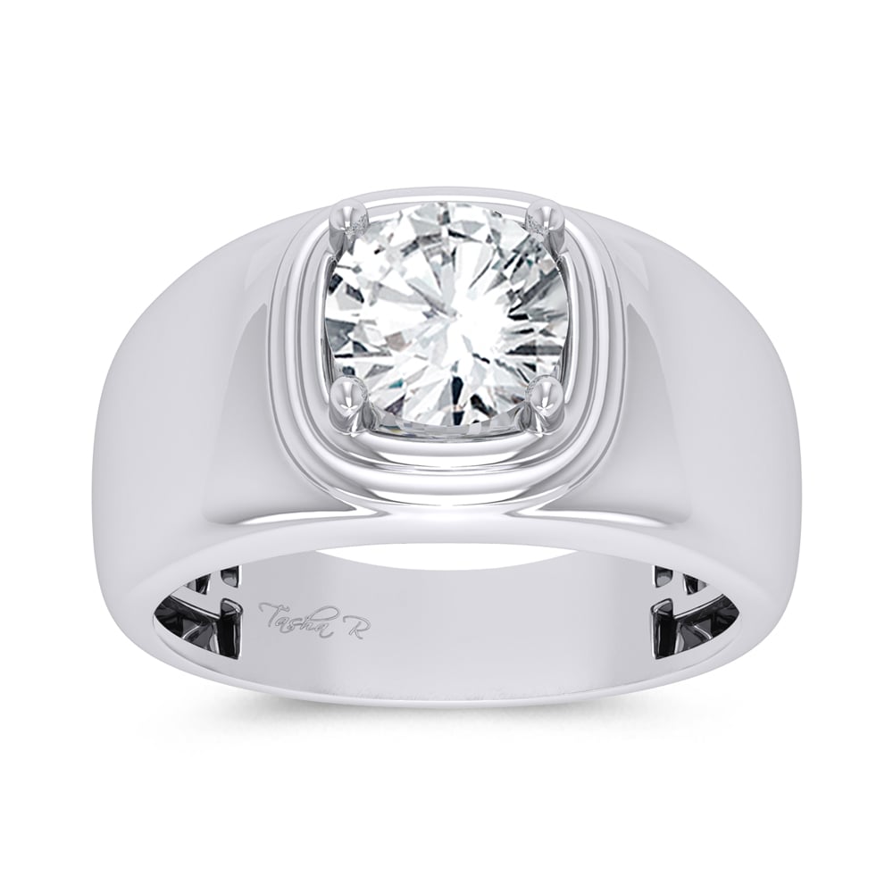 2.00 ct Men's Lab Grown Diamond Ring in 14K Gold