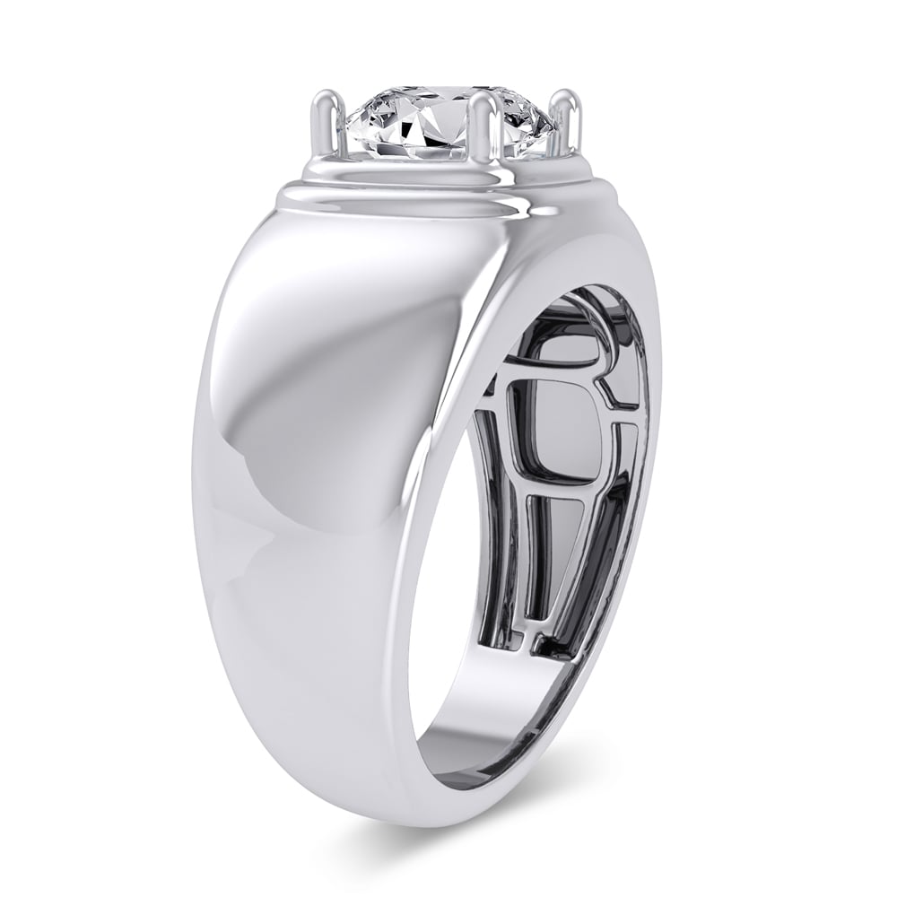 2.00 ct Men's Lab Grown Diamond Ring in 14K Gold