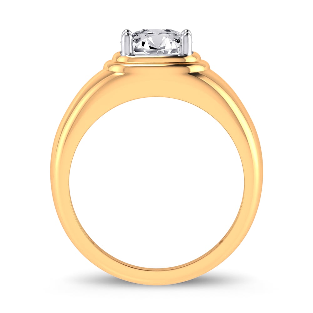 2.00 ct Men's Lab Grown Diamond Ring in 14K Gold