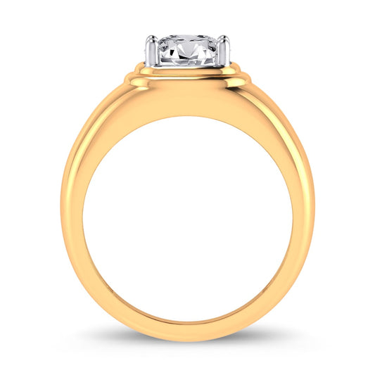 2.00 ct Men's Lab Grown Diamond Ring in 14K Gold