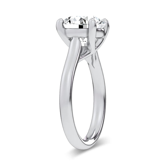 4.00 ct Lab Grown Diamond Ring in 14K Gold