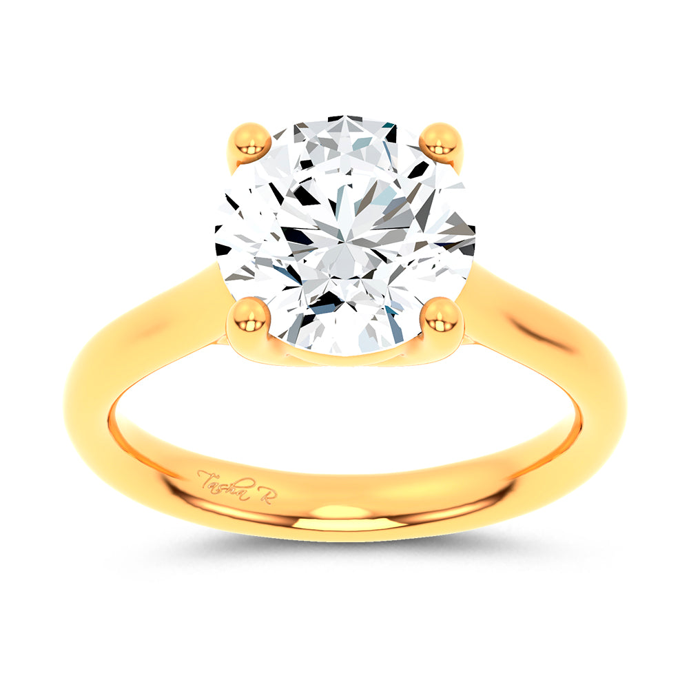 4.00 ct Lab Grown Diamond Ring in 14K Gold