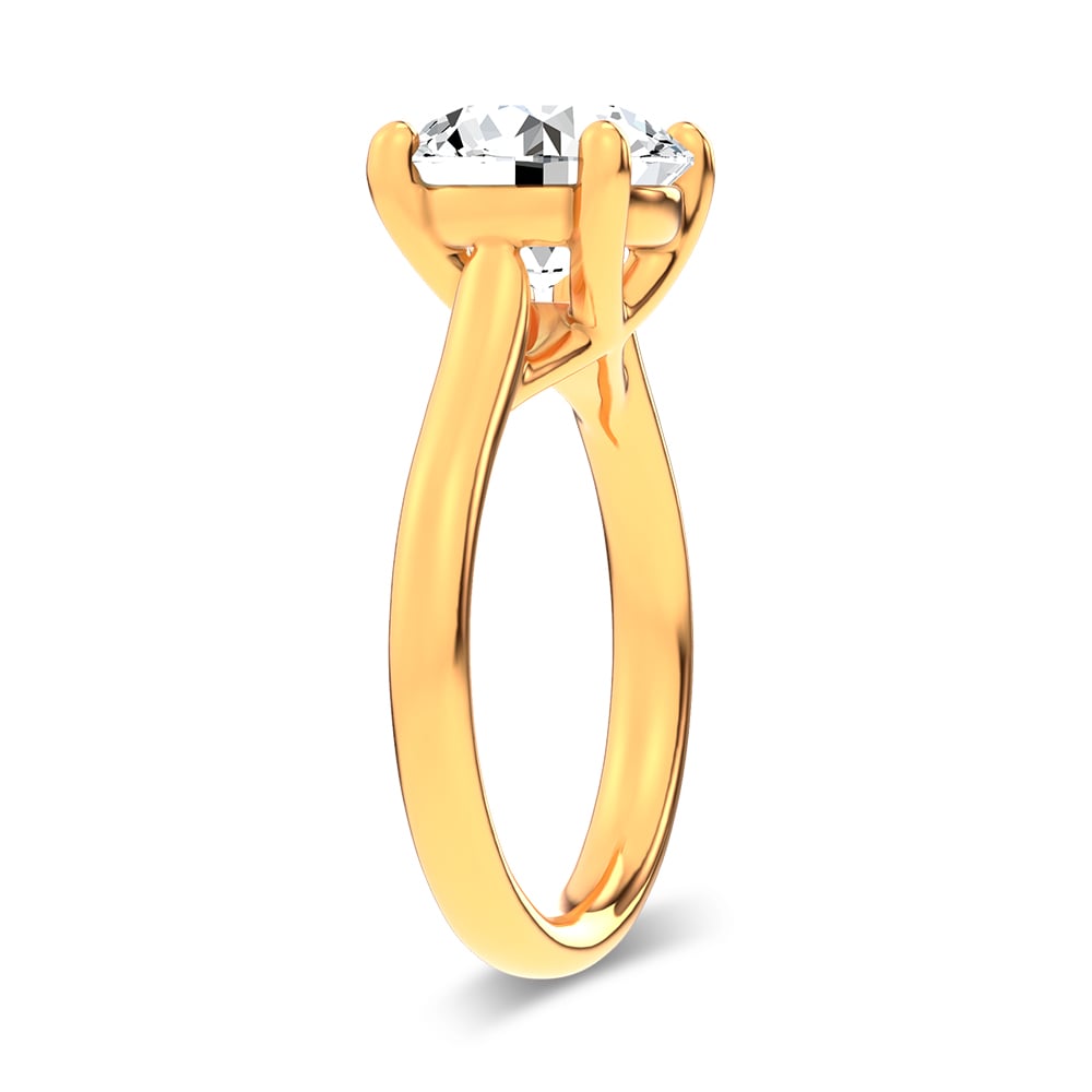 4.00 ct Lab Grown Diamond Ring in 14K Gold