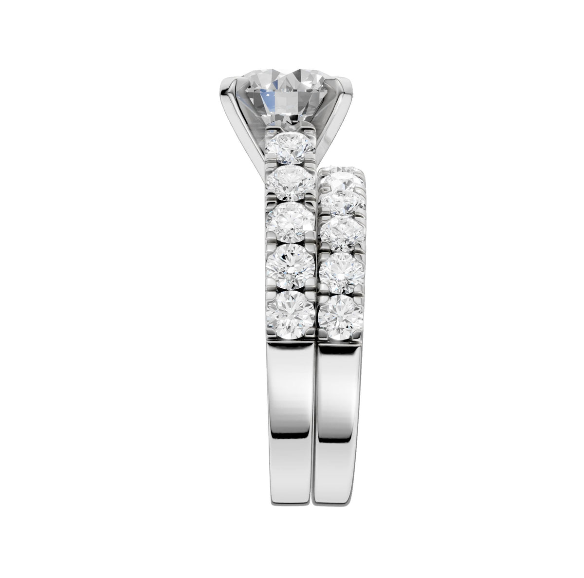 14K 3.50CT Lab Grown Diamond Bridal