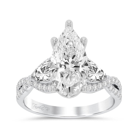 14K 3.90CT Certified Lab Grown Diamond Ring