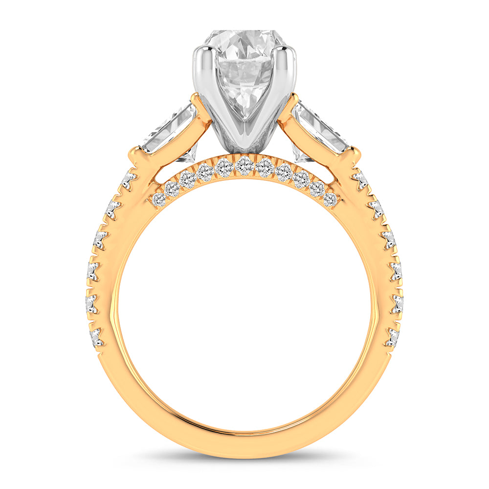 14K 2.79CT Certified Lab Grown Diamond Ring