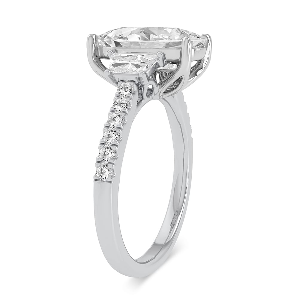 14K 2.79CT Certified Lab Grown Diamond Ring