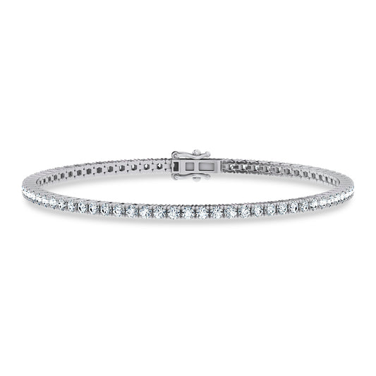 3.75 ct Lab Grown Diamond Tennis Bracelet in 14K Gold