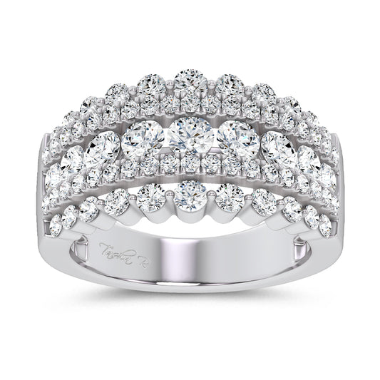 14K 2.00CT Lab Grown Ladies Band