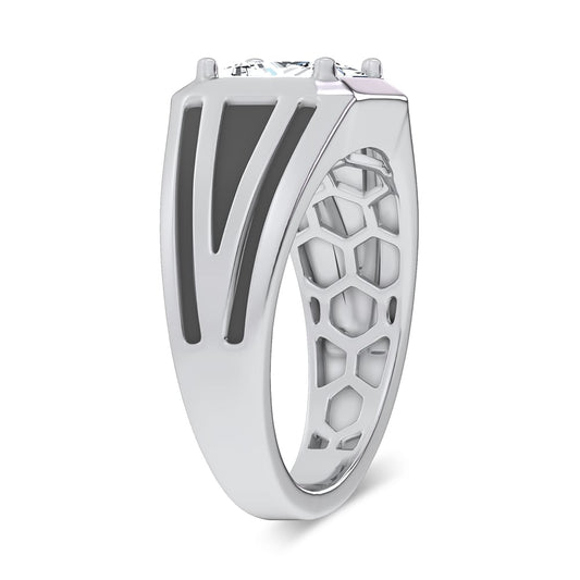 2.00 ct Men's Lab Grown Diamond Ring in 14K Gold