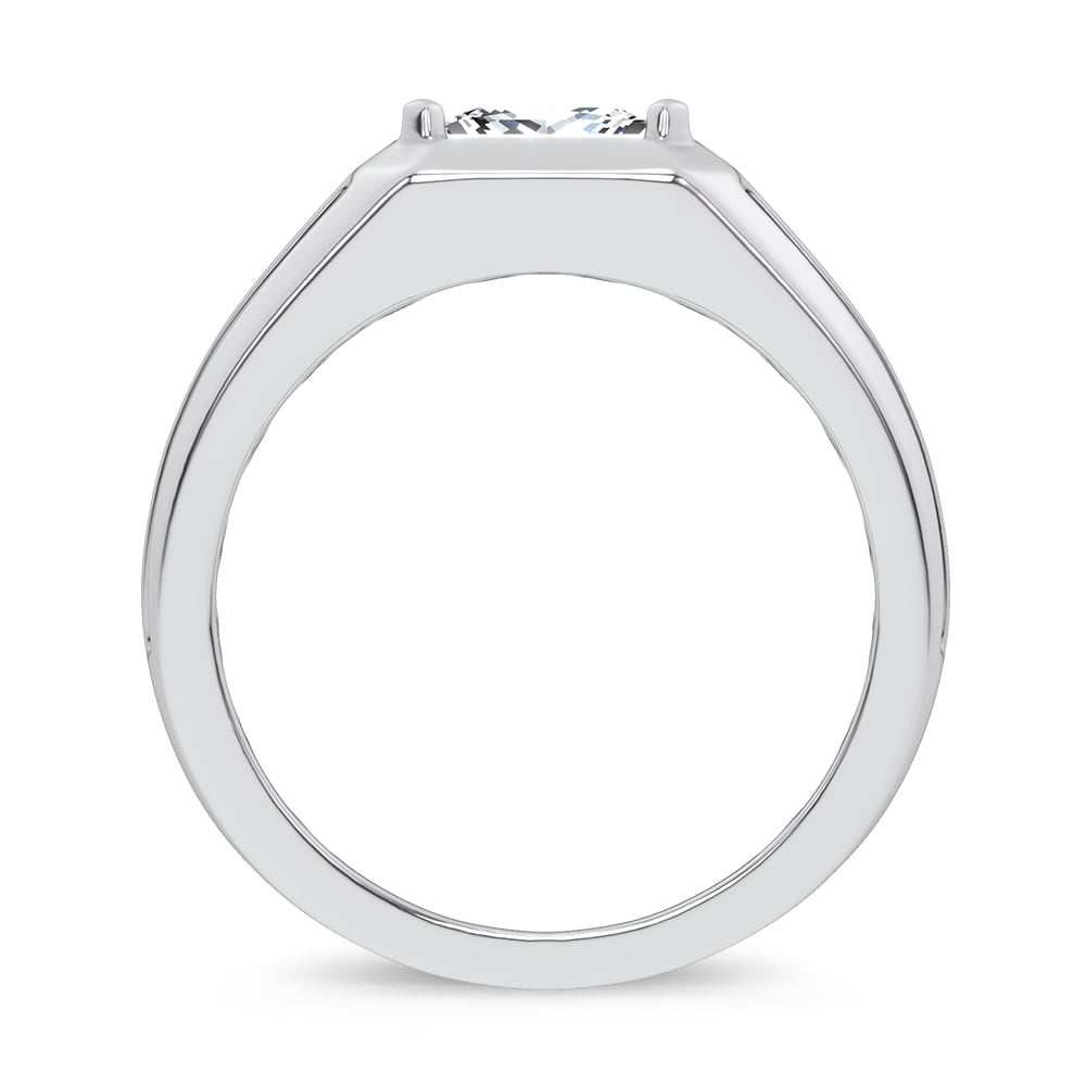 2.00 ct Men's Lab Grown Diamond Ring in 14K Gold