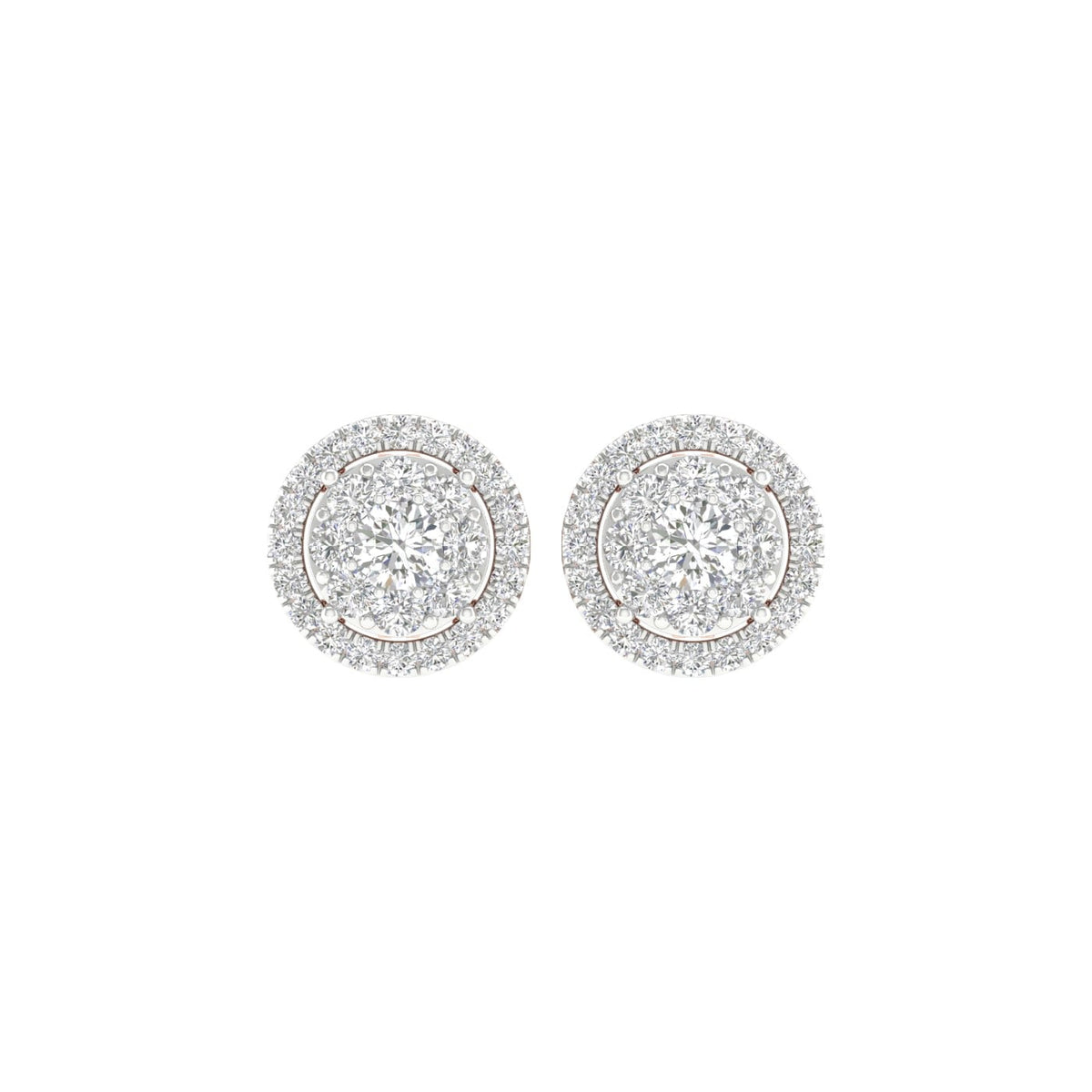 14K 1.00CT Lab Grown Earrings