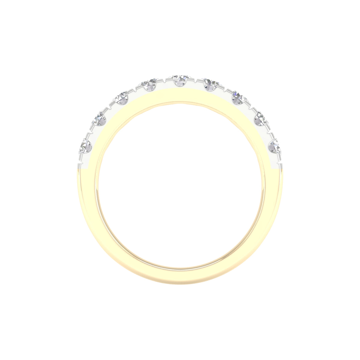 14K 1.00CT Certified Lab Grown Diamond Band