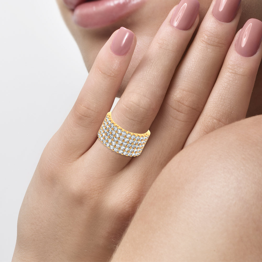 14K 3.00CT DIAMOND LADIES BAND