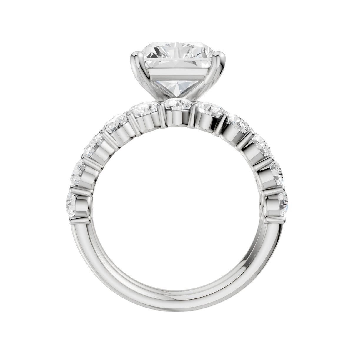 14K 6.00CT Certified Lab Grown Diamond Bridal Set